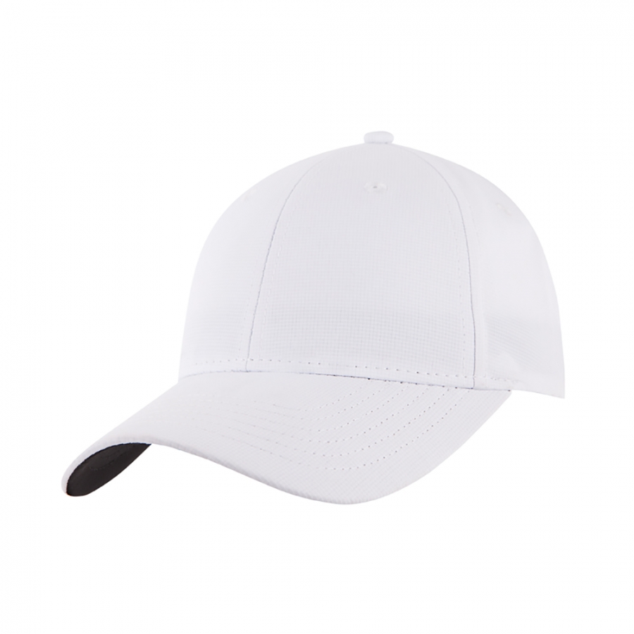 MICRO RIPSTOP CAP - WHITE/BLACK