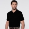 MENS SOLID MERCERISED POLO - MODEL SHOT
