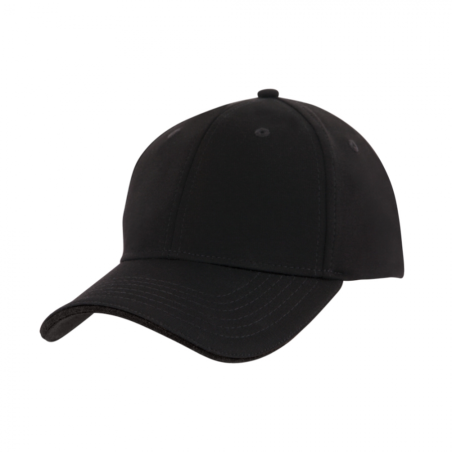 FAUX COTTON CAP - BLACK