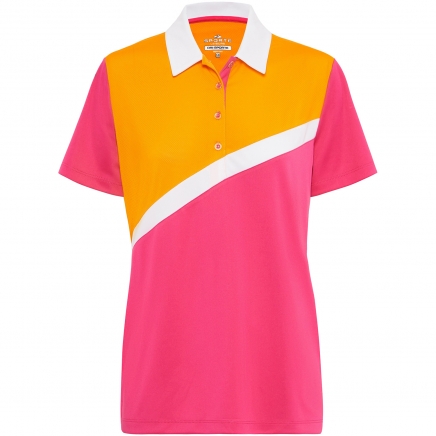 Melon Ladies Panelled Polo